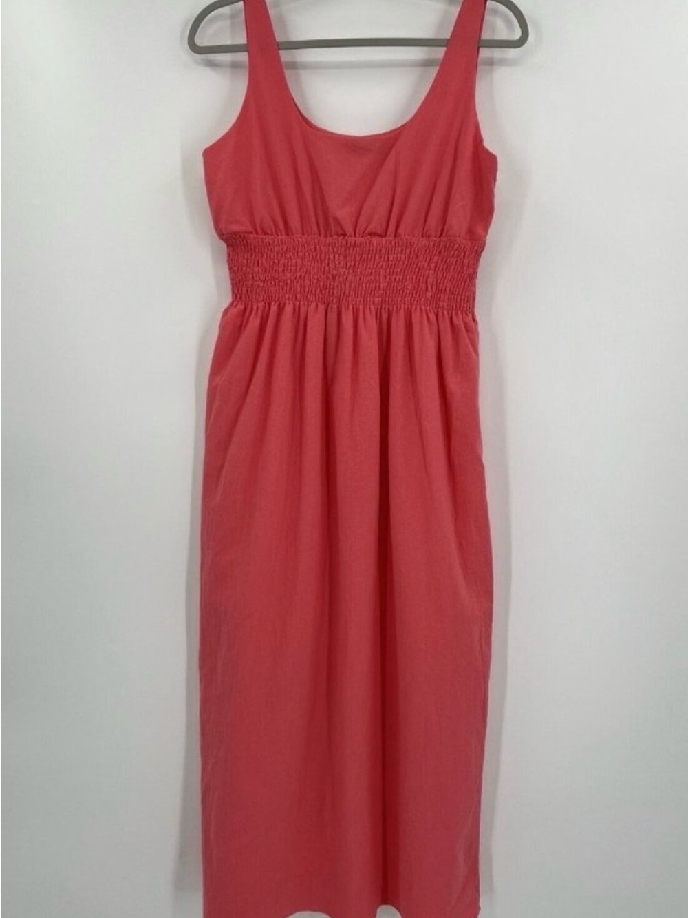 Pomander Place Tuckernuck Blossom Pink Wimberly Midi Dress sz M Empire Waist